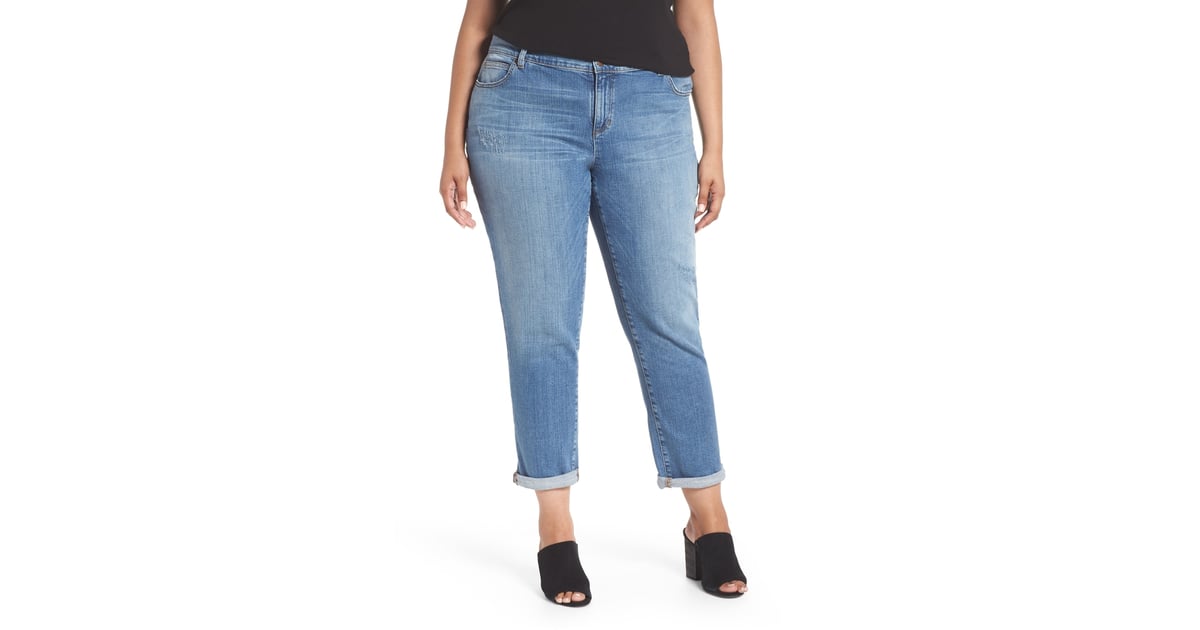 Eileen Fisher Stretch Organic Cotton Boyfriend Jeans (Plus Size ...