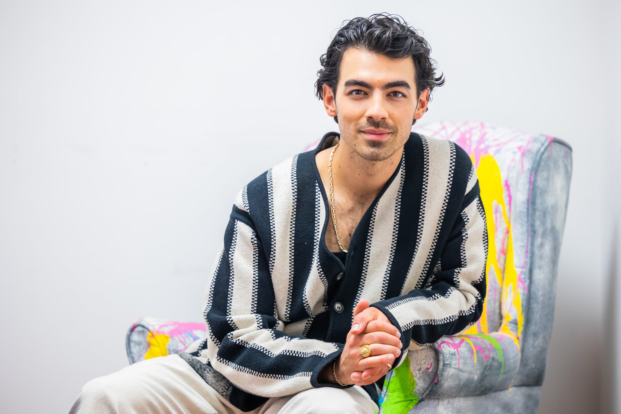 Joe Jonas Talks New Jonas Brothers Music POPSUGAR Entertainment