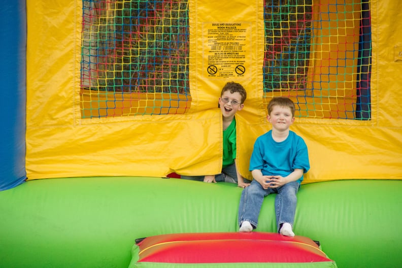 Jumping in Bounce Houses