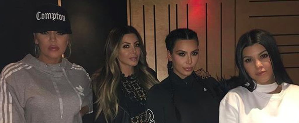 Khloe Kardashian Instagram Photo With Kim and Kourtney 2016
