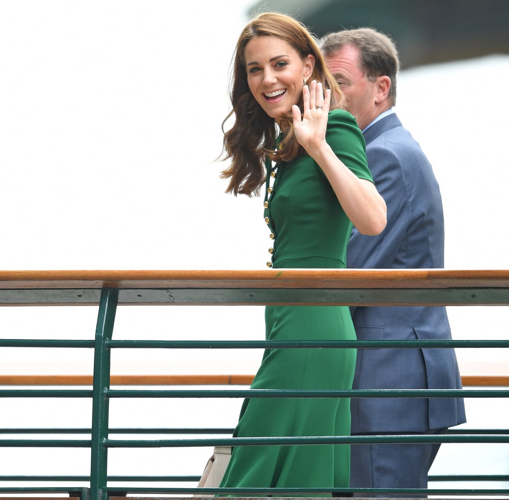 Kate Middleton Green Dress at Wimbledon 2019