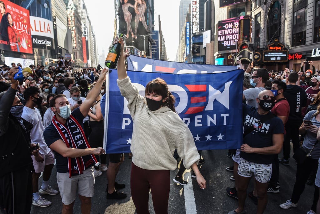 Crowds Celebrate Joe Biden and Kamala Harris's Win | Photos