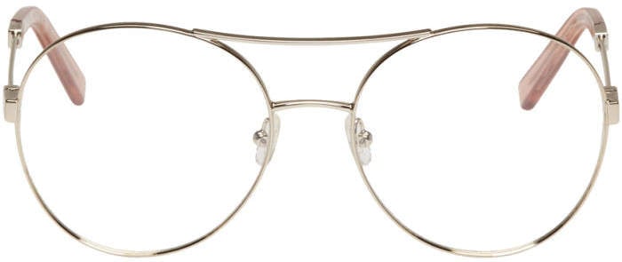 Chloé Gold Jacky Aviator Glasses