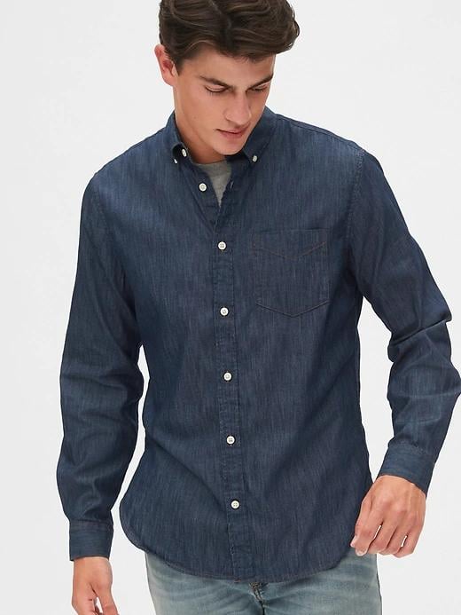 Give his button down collection a little variety with the help of a ...