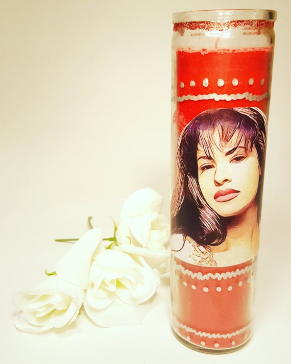 Selena Quintanilla Candle Latinx Candles POPSUGAR Latina Photo 2