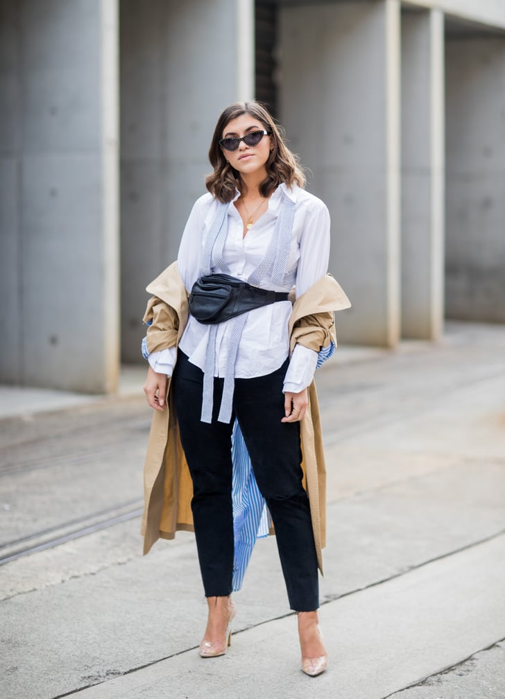 Your Cropped Jeans and White Blouse Have a Place in Fall: Under a Long ...