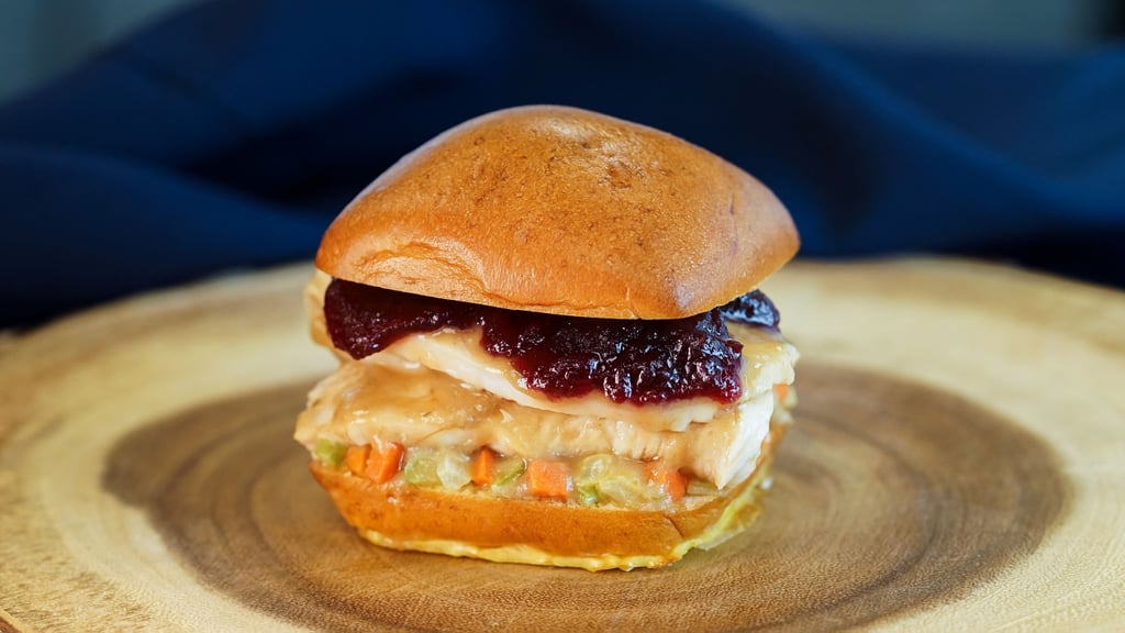Roasted Turkey Slider With Cranberry Sauce