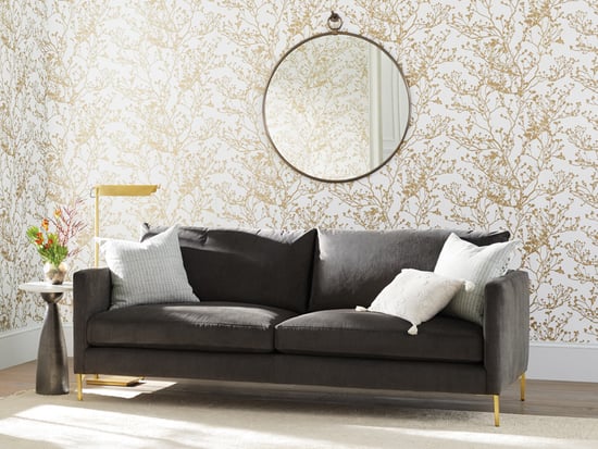 Arhaus leather store couch