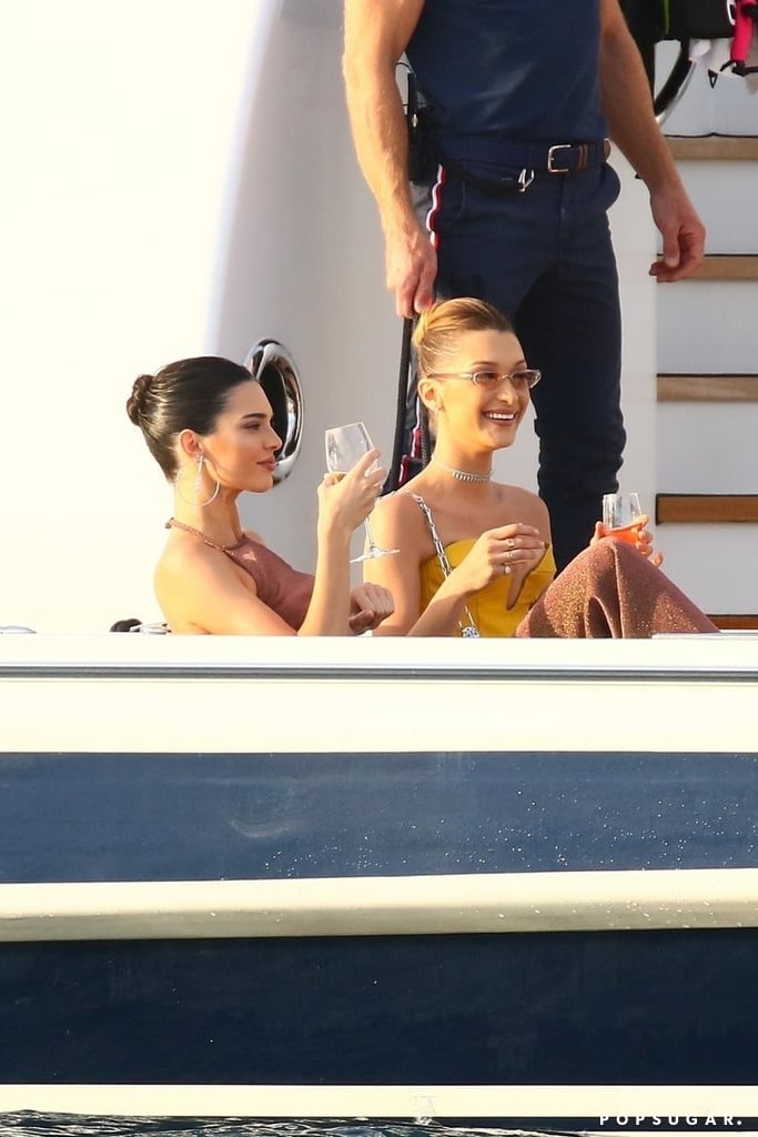 Kendall Jenner and Bella Hadid Cannes Yacht Photos May 2019