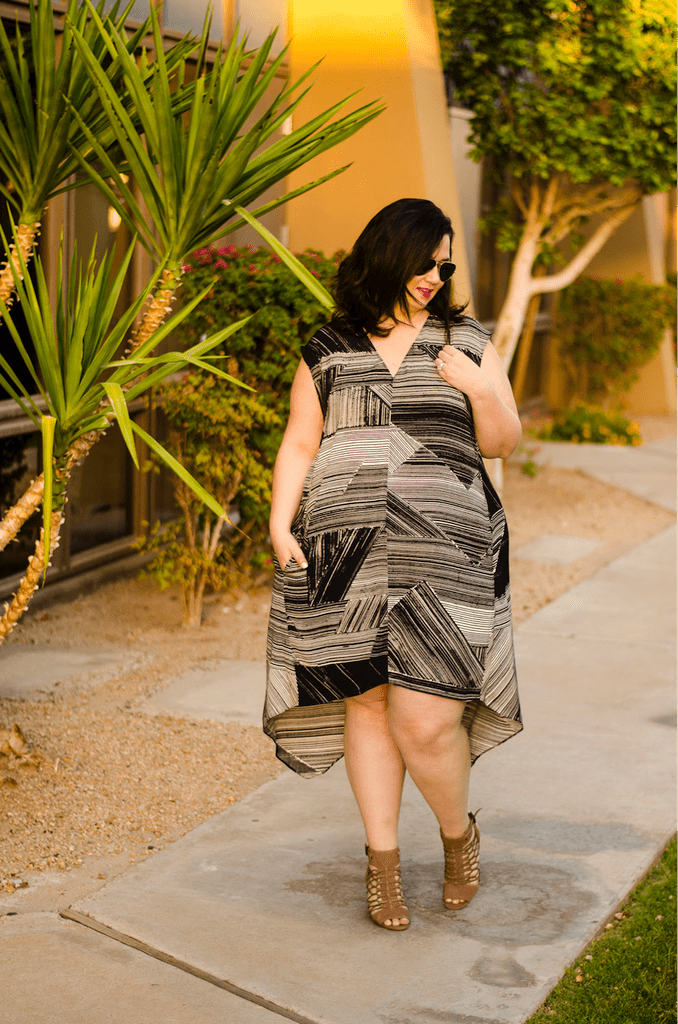 High-low hemline