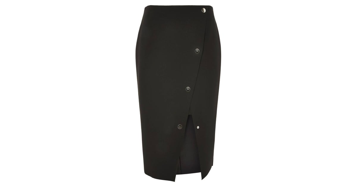 Topshop Snap Midi Skirt | Best Midi Skirts | POPSUGAR Fashion Photo 12
