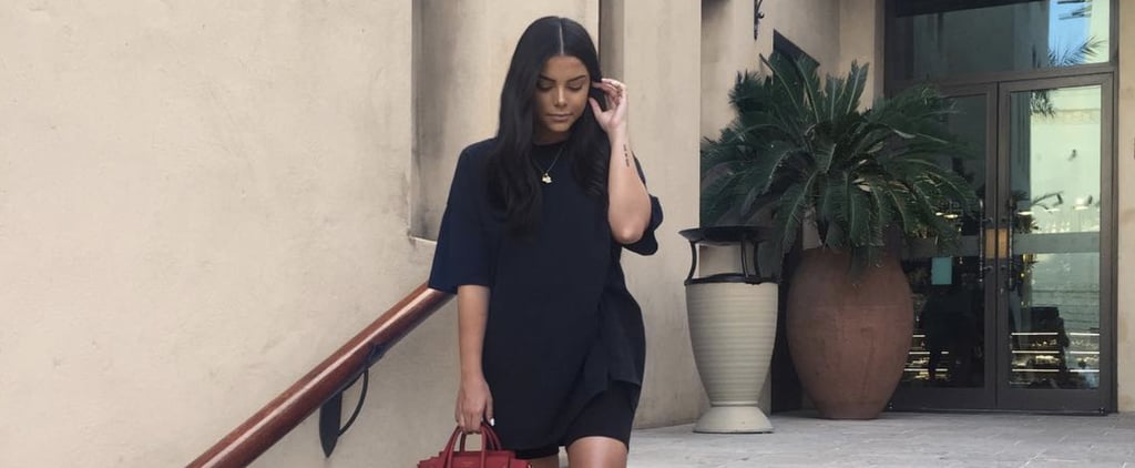 Take It Back to Basics in a Cozy Oversize Tee and Biker Shorts — Here's How