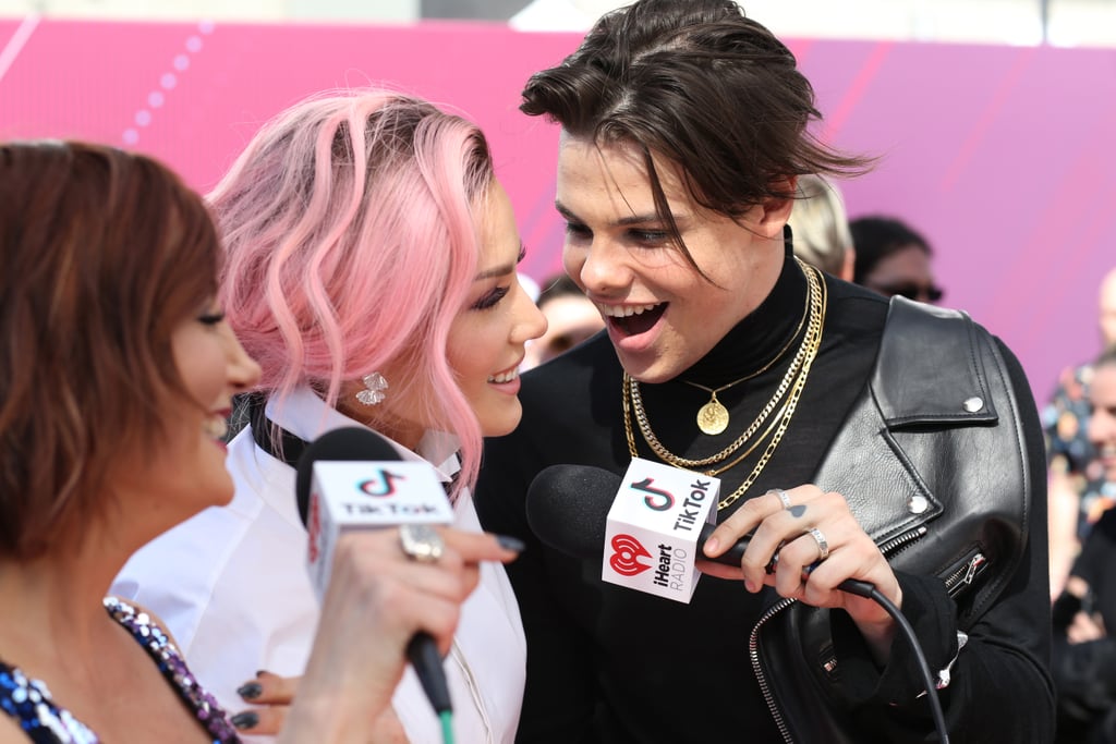 Pictured: Halsey and Yungblud