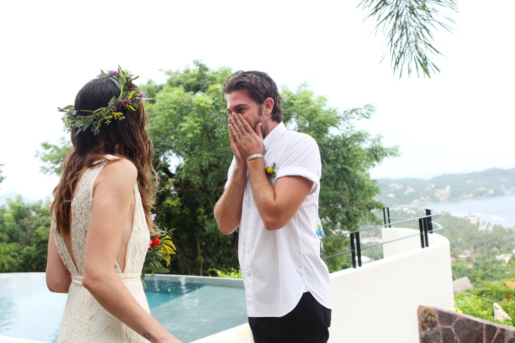 Christina and Shawn's destination wedding in Sayulita, Mexico, looked like the vacation we've been missing. See the wedding here!