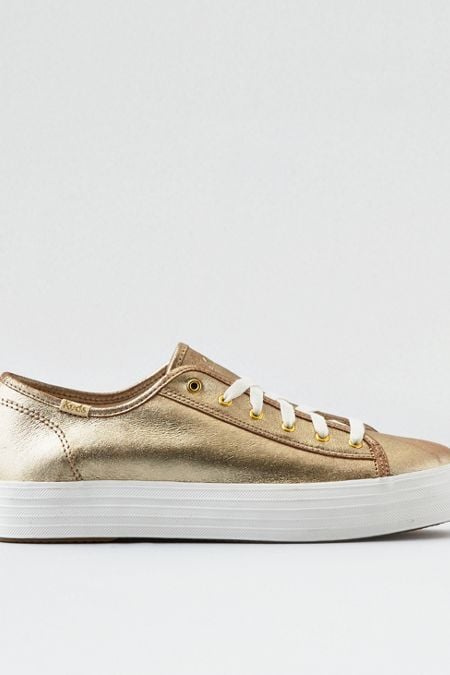 American Eagle Keds Triple Kick Metallic Sneakers