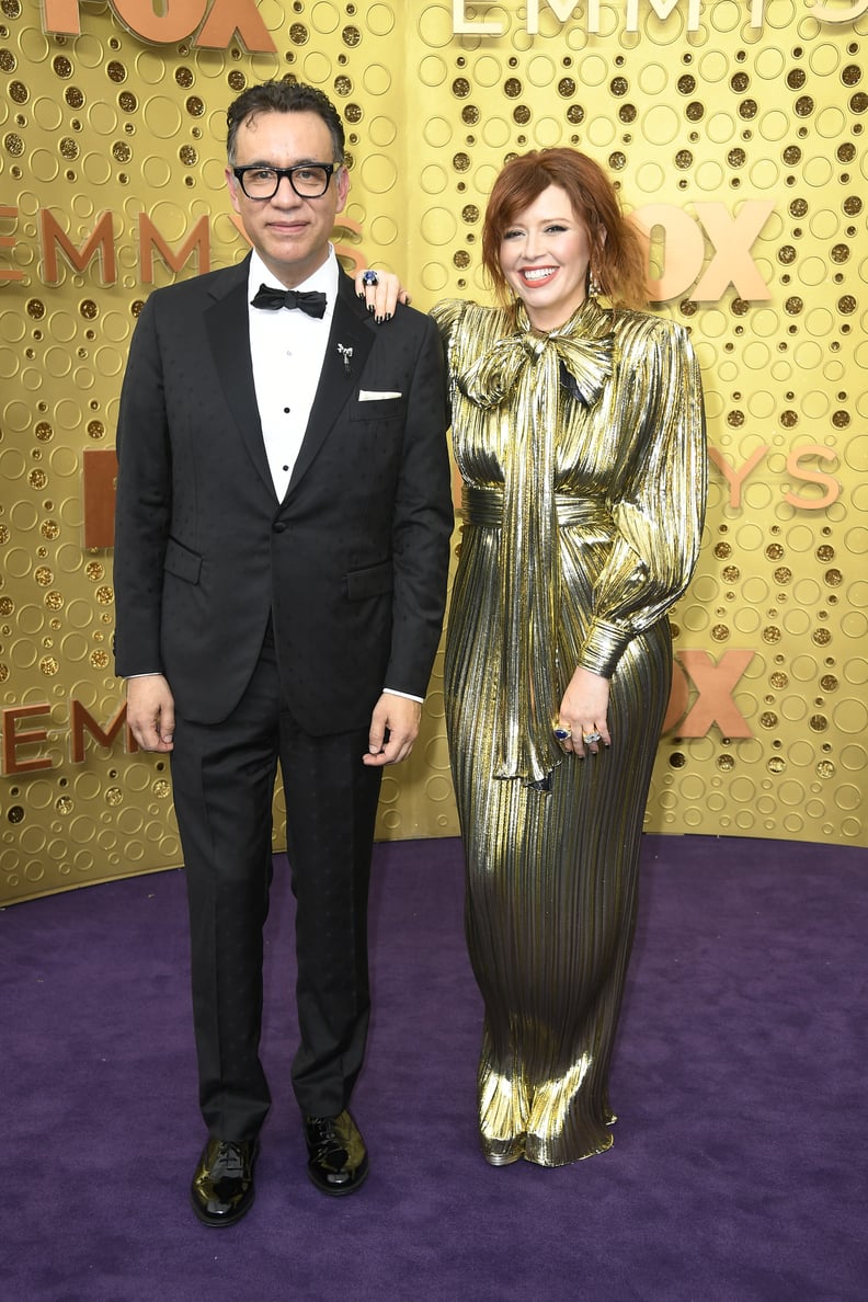 Fred Armisen and Natasha Lyonne at the 2019 Emmys