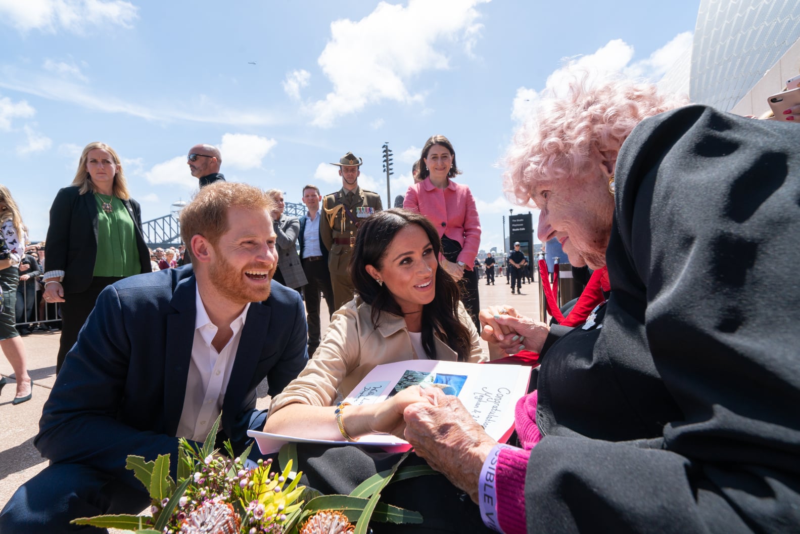 Harry and Meghan Markle's Birthday Card to Daphne Dunne 2019 PS Celebrity