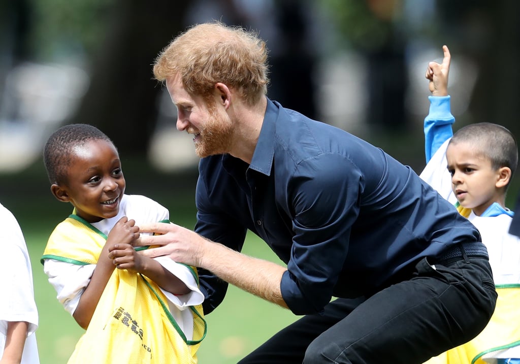 Prince Harry at StreetGames's Fit and Fed in London 2017