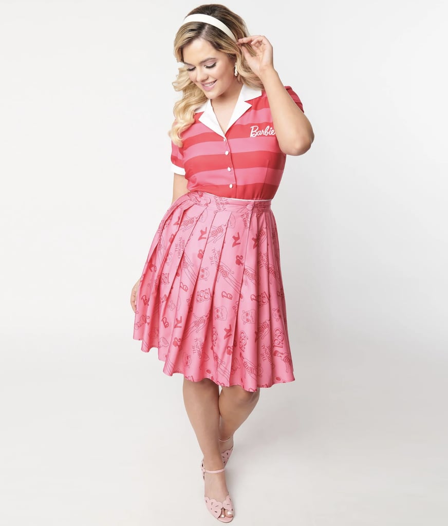 柯林斯芭比x独特的粉色芭比图标包装摇摆的裙子