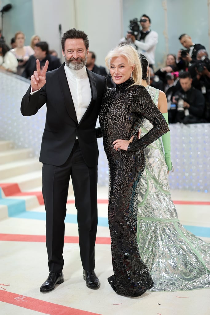 Hugh Jackman and DeborraLee Furness at the 2023 Met Gala Celebrity