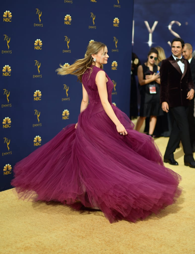 Joey King in Zac Posen Dress at the 2018 Emmys