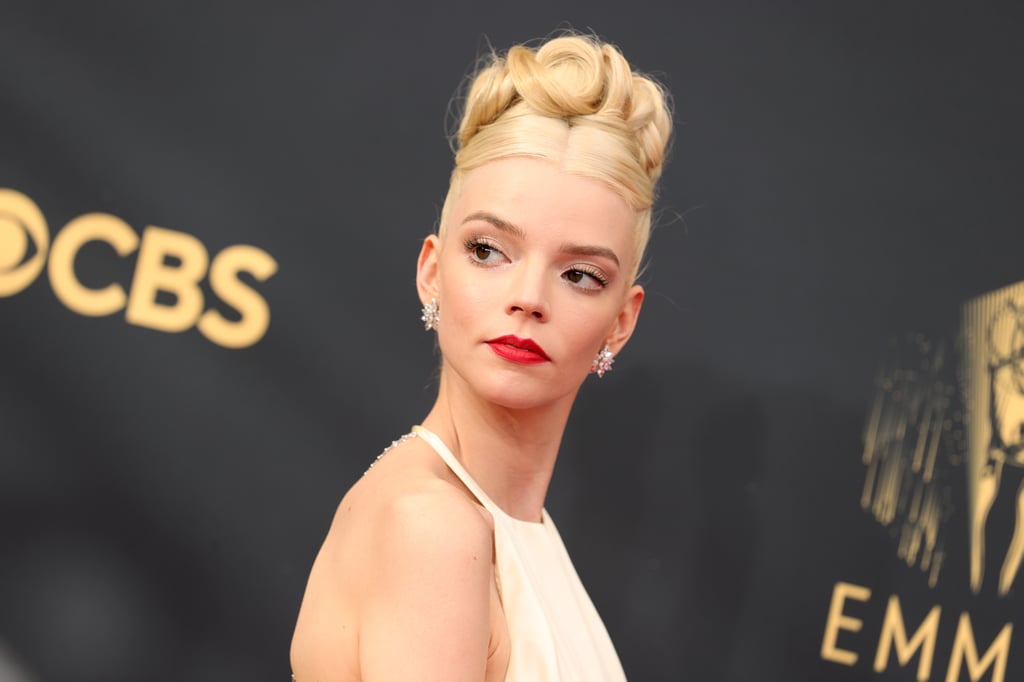 Anya Taylor-Joy's Updo at the 2021 Emmys