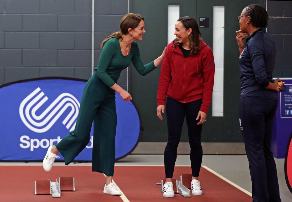 Kate Middleton Wearing Sneakers at a SportsAid Stars Event in London