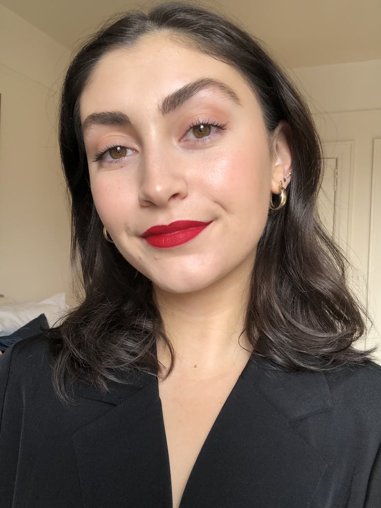 The products Ocasio-Cortez uses in her morning skin-care routine left my skin feeling incredibly supple and moisturised. Now I understand how she always looks so radiant. 
To finish off the Ocasio-Cortez-inspired look, I put on a little mascara, brow pencil, blush, and bronzer — all things she did in her beauty routine video for Vogue. Then, of course, I had to put on her signature red lip using the Stila Stay All Day Liquid Lipstick ($22) in Beso and threw on my black blazer for good measure. To put it simply, copying her beauty routine made me feel empowered and ready to tackle my busy day.