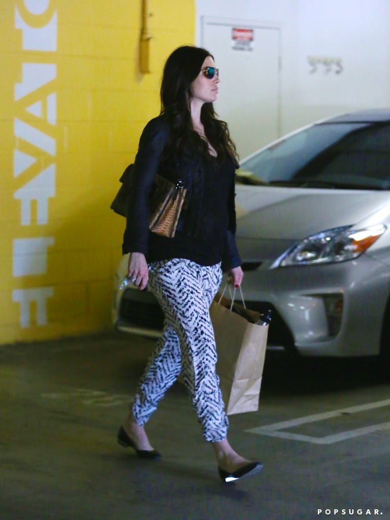 Jessica Biel Running Errands in LA