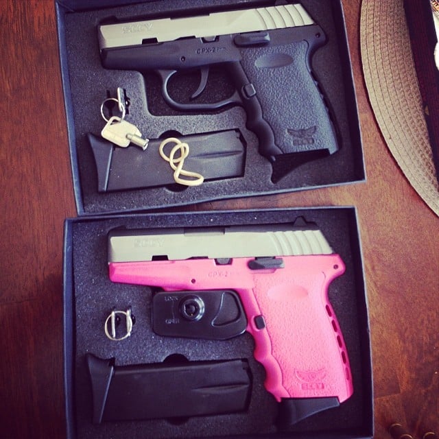 A Pink Gun to "Put the Fear of God Into Some Kid at the Door"