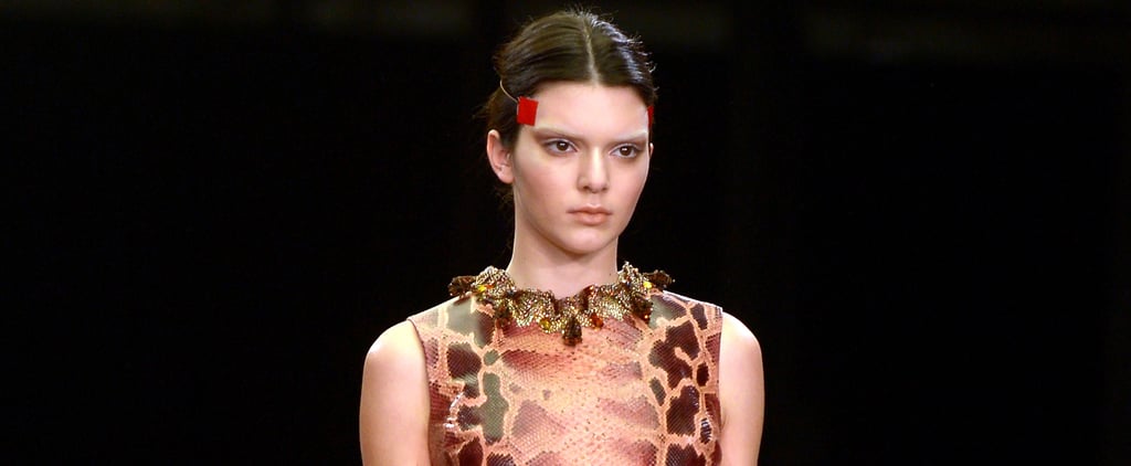 Kendall Jenner Models on the Givenchy Fall 2014 Runway