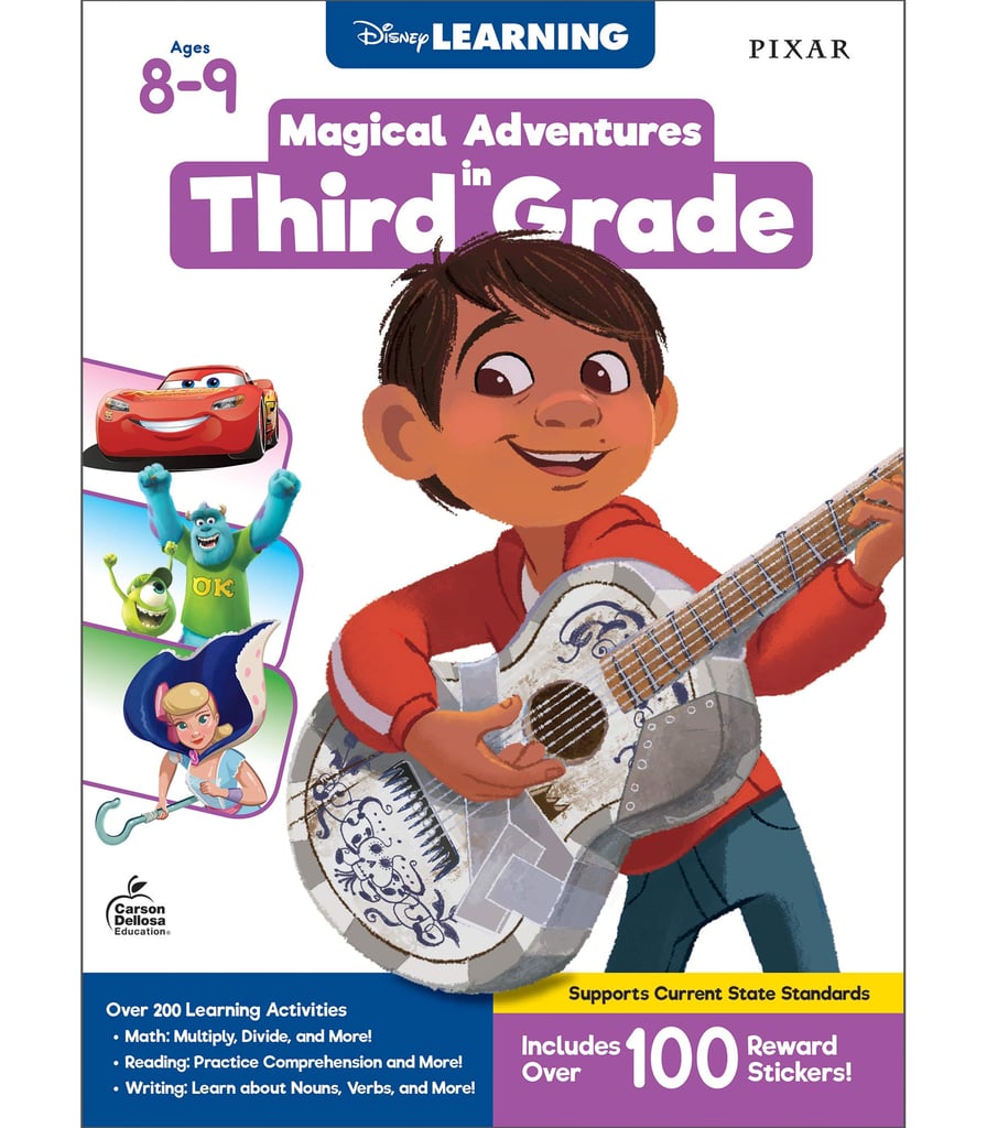 Disney Learning – Magical Adventures in Third Grade, Math and Language Arts Workbook