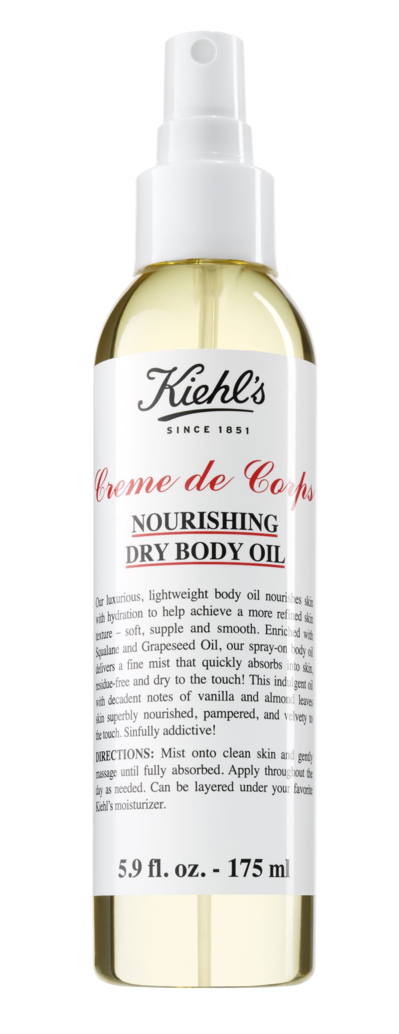 Kiehl's Creme de Corps Nourishing Dry Body Oil