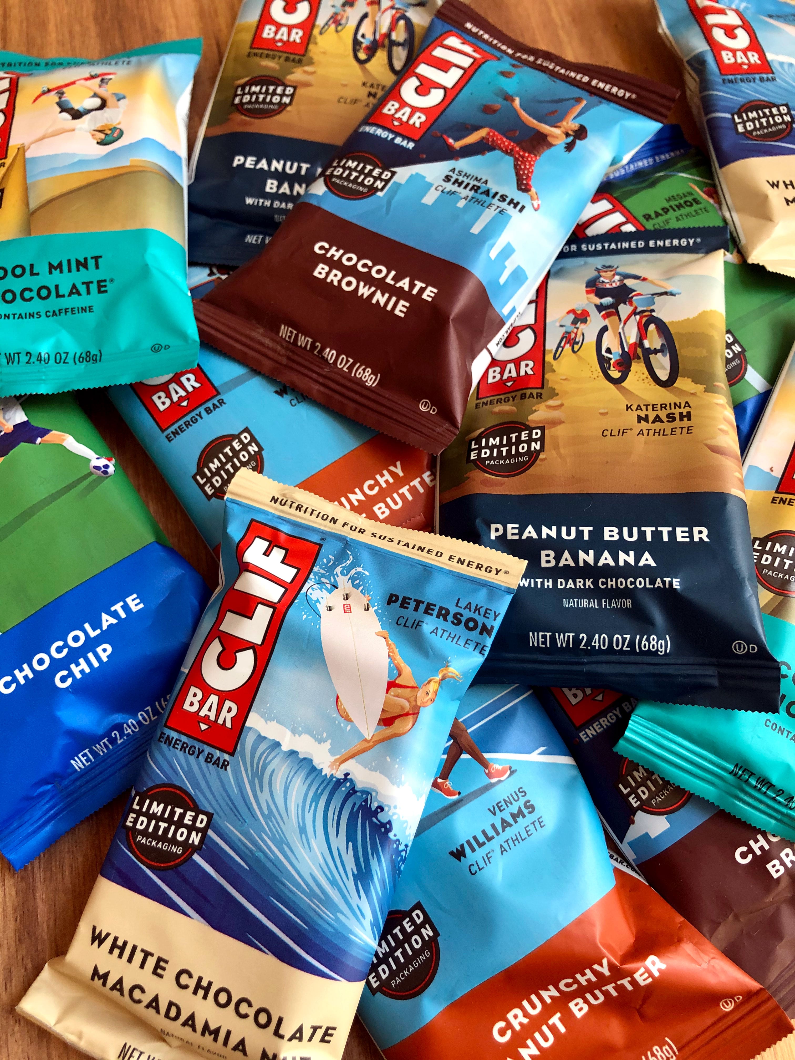 Clif Bar Features Six Female Athletes on Limited Edition Packaging