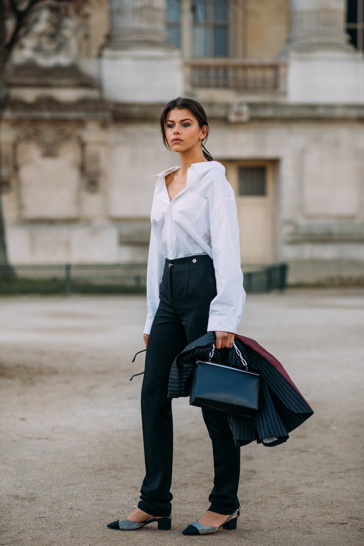 Day 5 | Street Style at Paris Fashion Week Fall 2018 | POPSUGAR Fashion ...