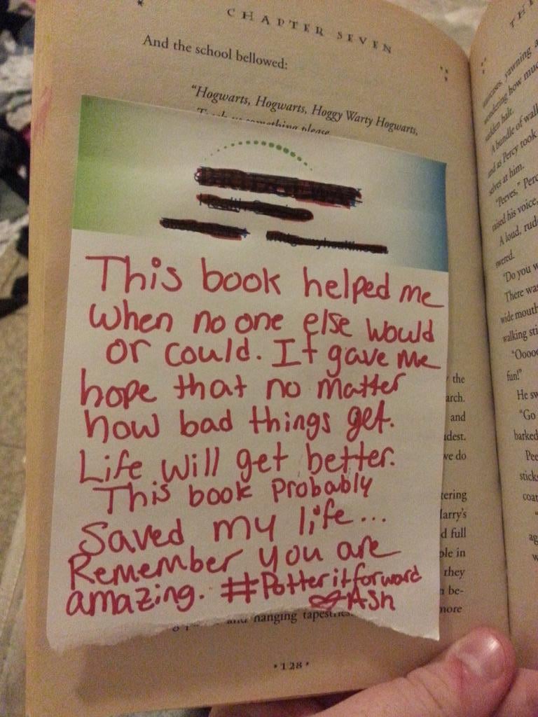 "This book probably saved my life."