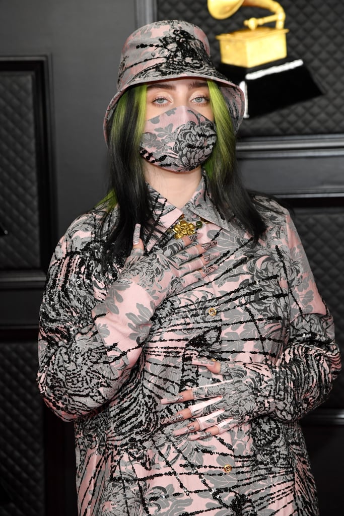 Billie Eilish Matched Her Nails to Her 2021 Grammys Outfit