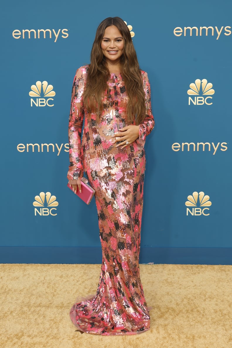 Chrissy Teigen at the 2022 Emmys