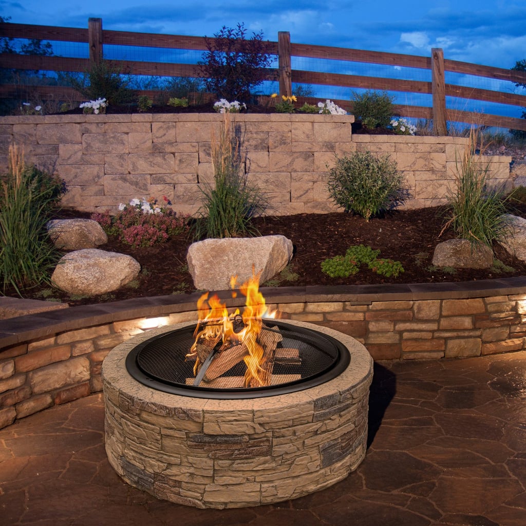 Sun Joe Cast Stone Fire Pit