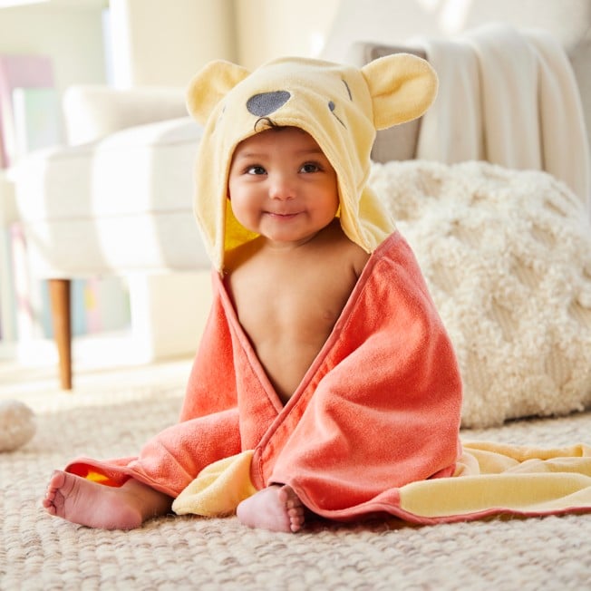 For Bath Time: Winnie the Pooh Hooded Towel