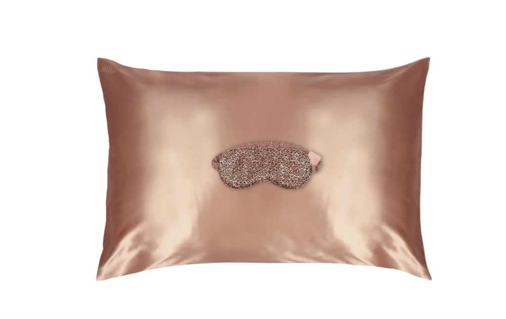 Slip Rose Gold & Leopard Print Pillowcase & Sleep Mask Set