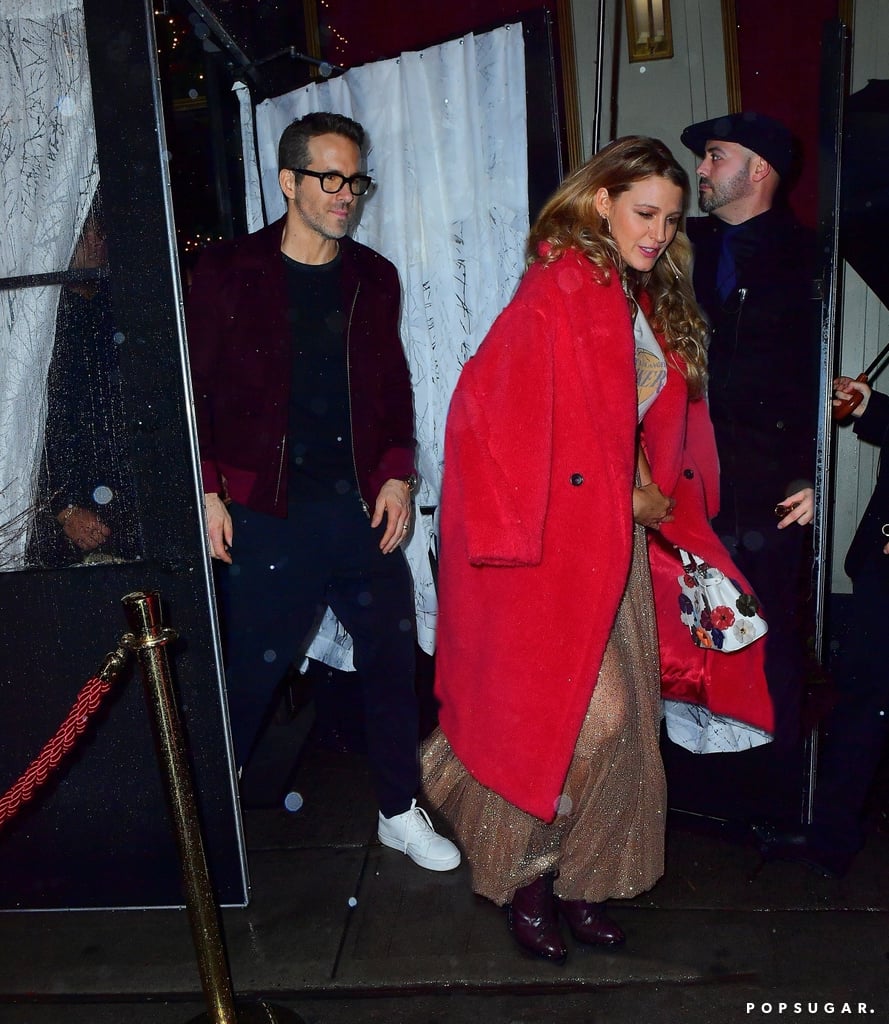 Ryan Reynolds and Blake Lively at Taylor Swift's Birthday