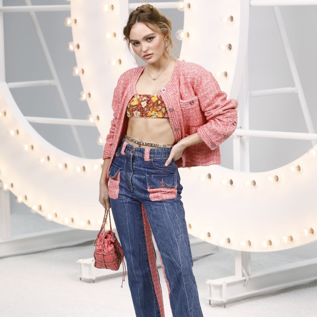 Lily-Rose Depp's Outfit at the Spring 2021 Chanel Show | POPSUGAR Fashion