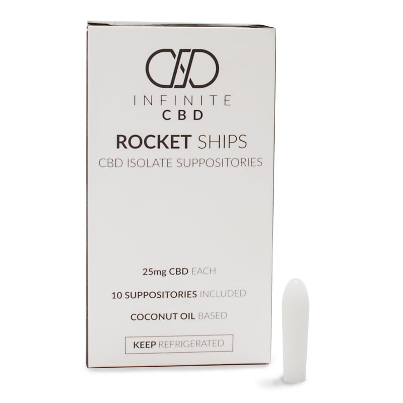 Infinite CBD Rocket Ship Suppositories