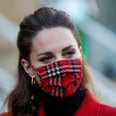 The Duchess of Cambridge Wore the Most Festive Tartan Face Mask From Designer Emilia Wickstead