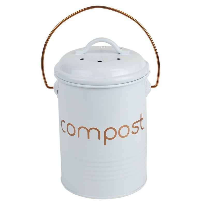 A Compost Bin: Home Basics Grove Compact Countertop Compost Bin