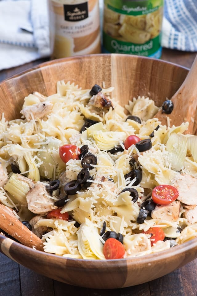 Mediterranean Grilled Chicken Pasta Salad