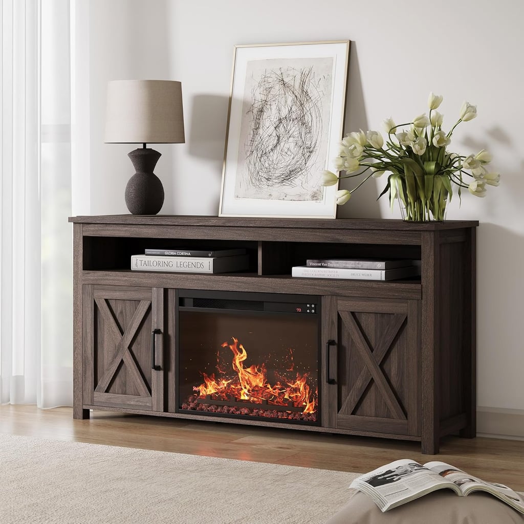 Best TV Stand With a Fireplace