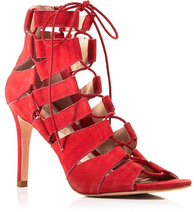 Loeffler Randall Lace-Up High Heel Sandals ($375)