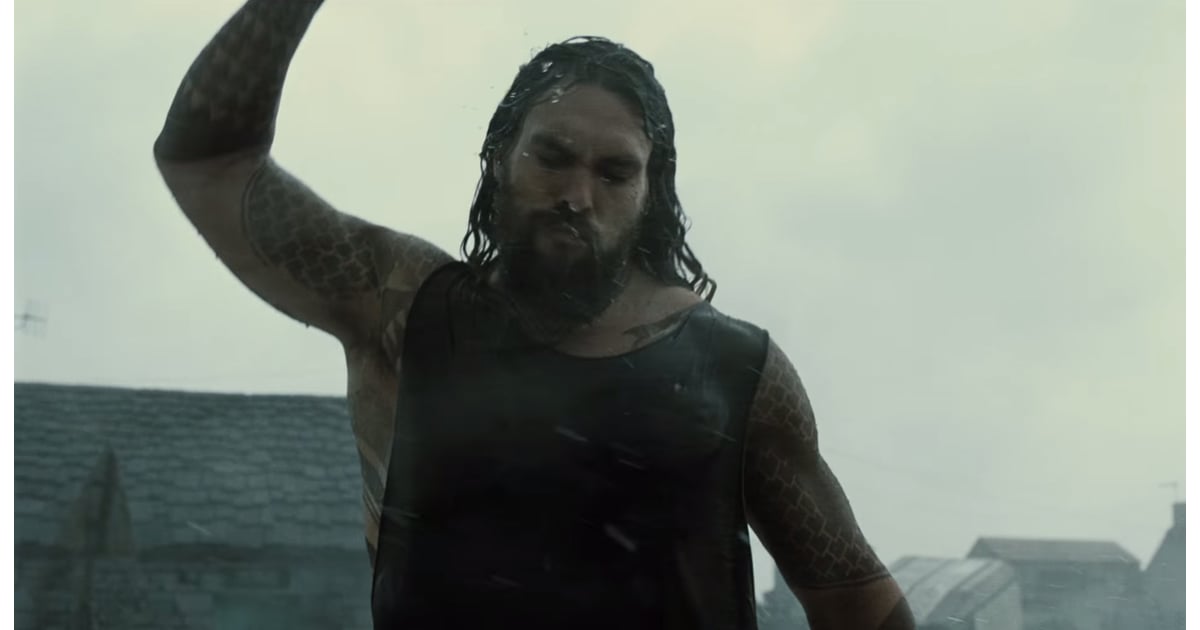 Jason Momoa in ComicCon 2016 Justice League Trailer POPSUGAR